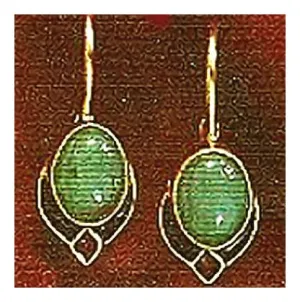 14k Diana's Shield Earrings