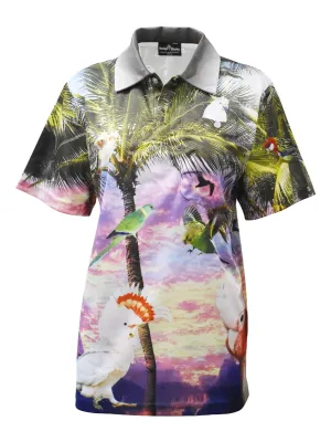 Adult Short Sleeve - Parrots Plus Size