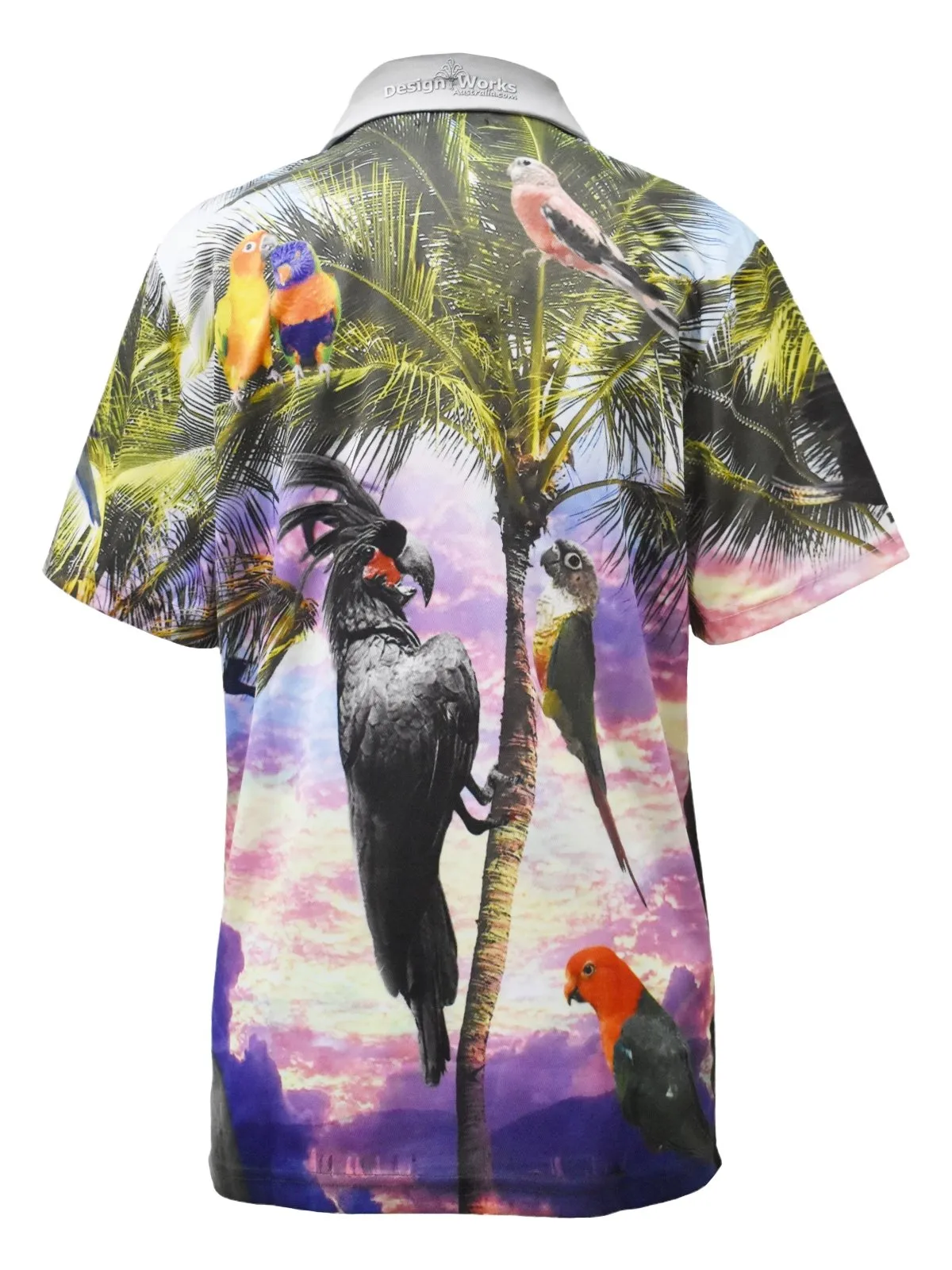 Adult Short Sleeve - Parrots Plus Size