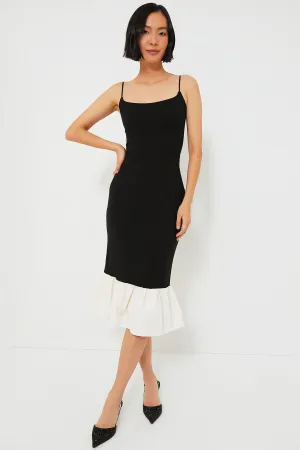 Black and Ivory Faridah Dress