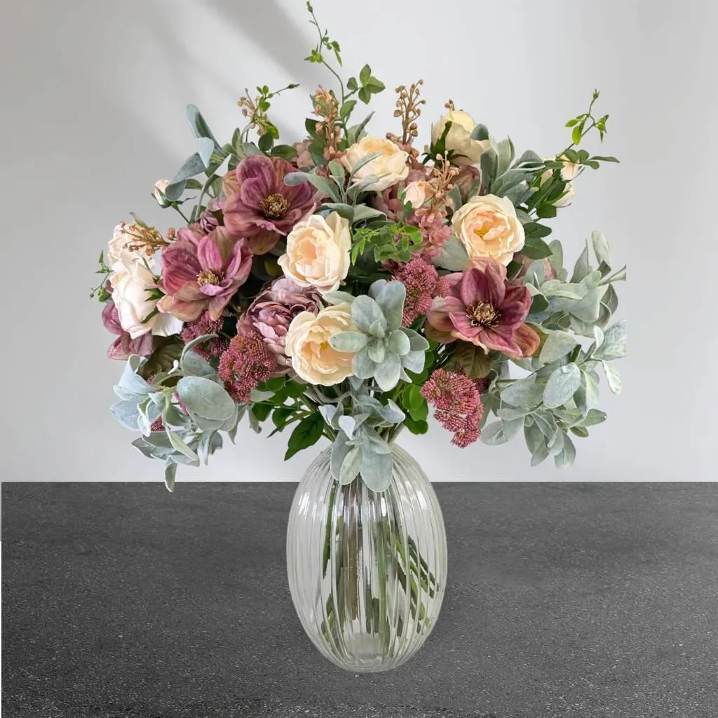 Blushing Twilight Artificial Flower Arrangement