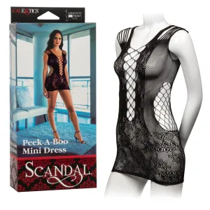 Calexotics Scandal® Peek-A-Boo Mini Dress