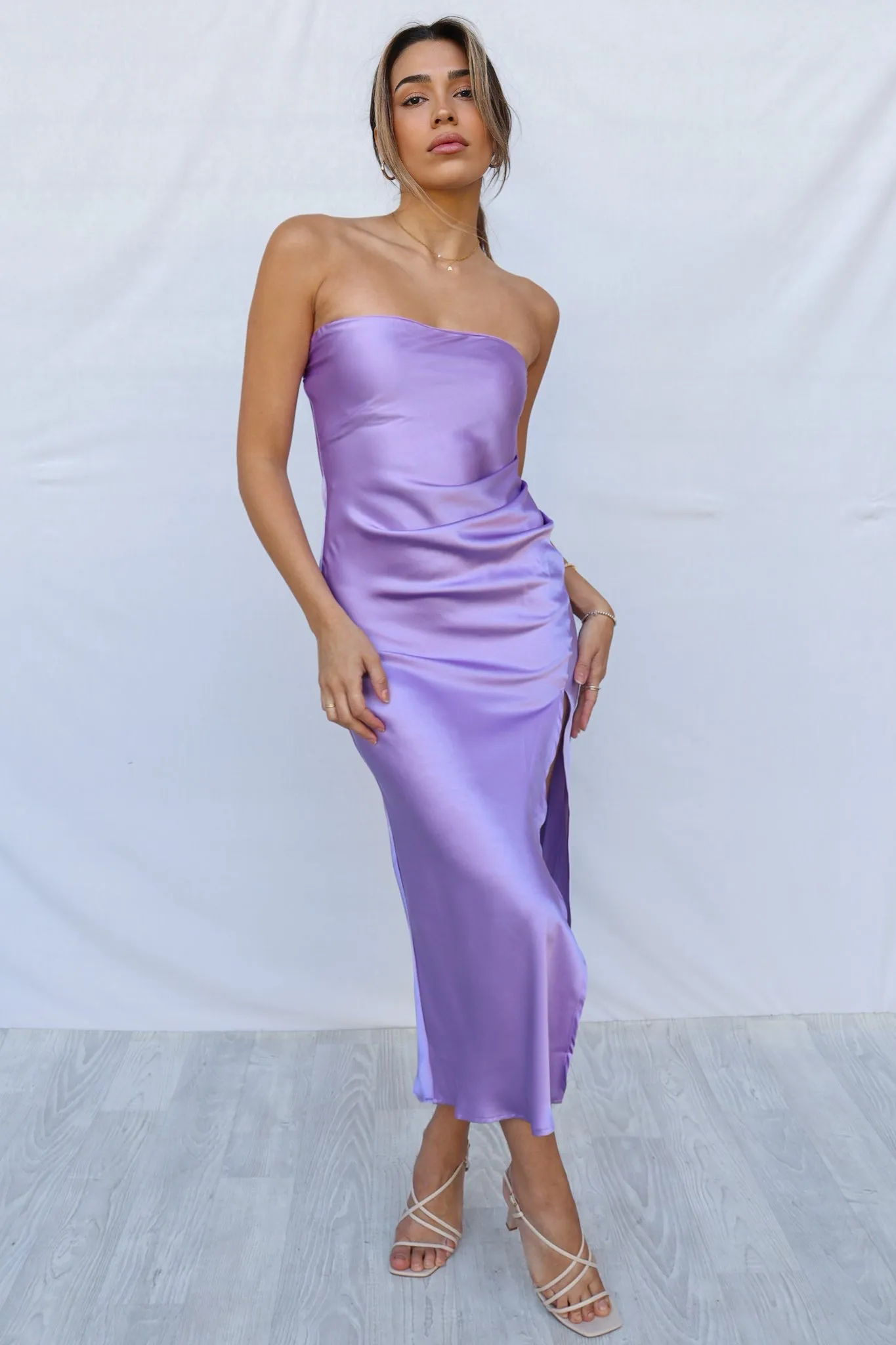 Carissa Midi Dress - Lilac