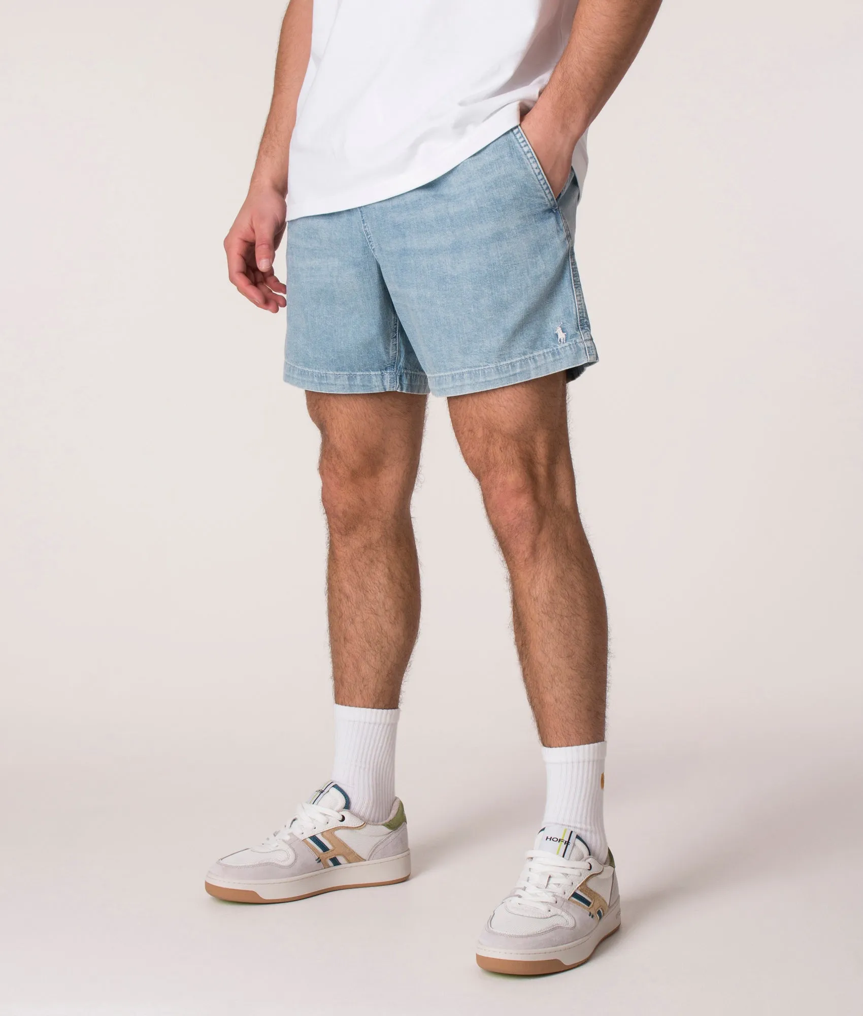 Classic Fit 6.5 Inch Polo Prepster Denim Shorts