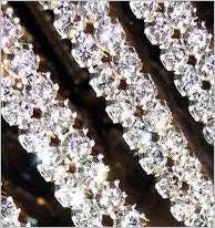 Clear crystal ribbon banding cake ribbon 1 yard REAL GEM STONES ss18 diamante with Superior sparkle by Crystal wedding uk