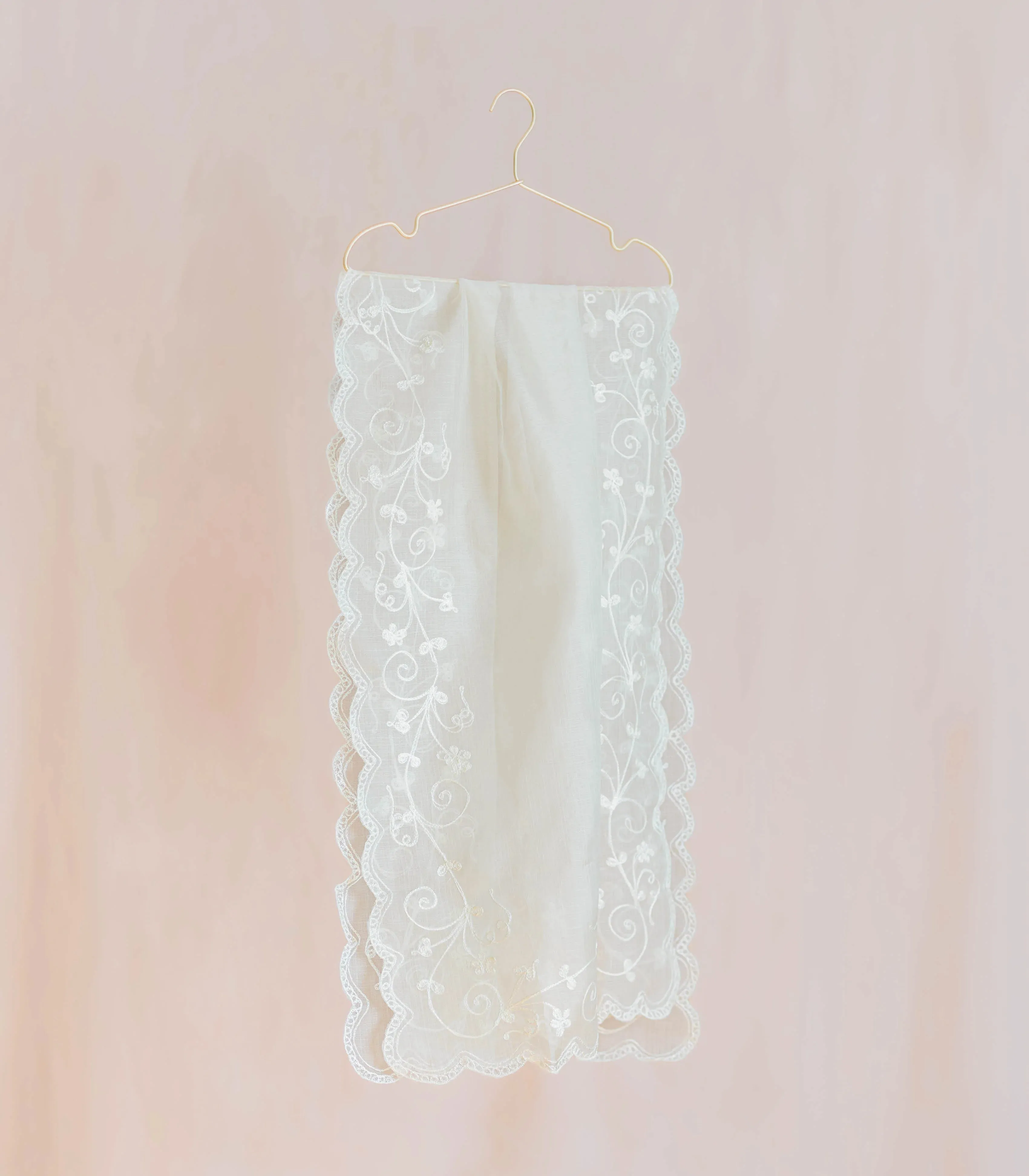 Cocoon Silk Unity Veil in White