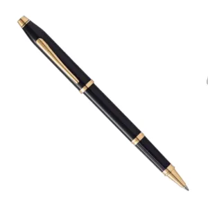 Cross Century ll Black Laquer gold trim - Rollerball