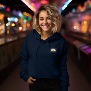 Dalix Rainbow Cropped Hoodie (Glow in the Dark)