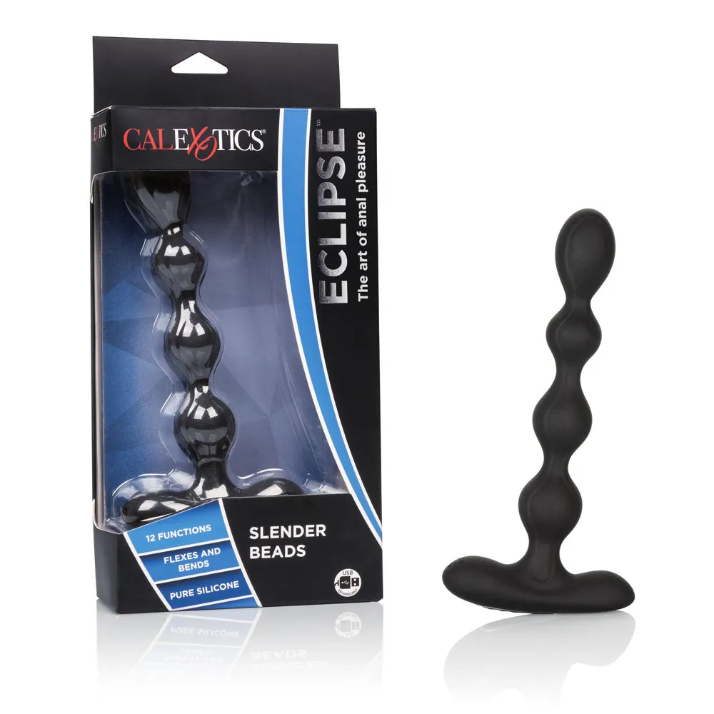 Eclipse Slender Beads: Waterproof Vibration Fun in 12 Modes!