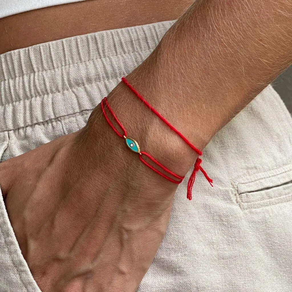 Evil Eye Red String Talisman Bracelet