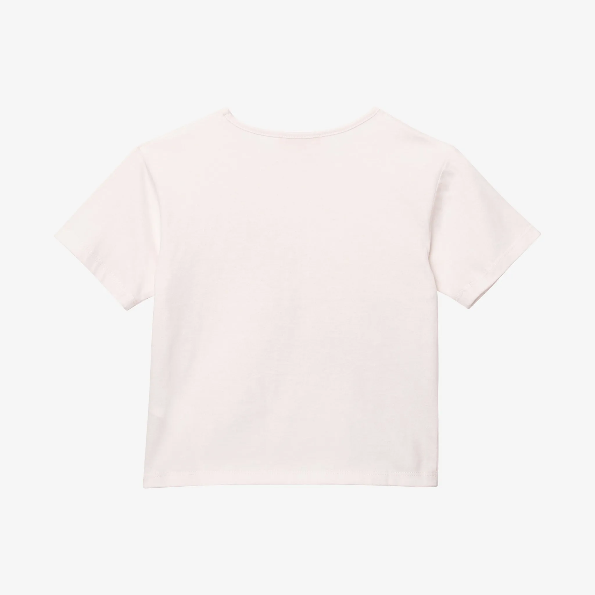 Girl's peony design T-shirt