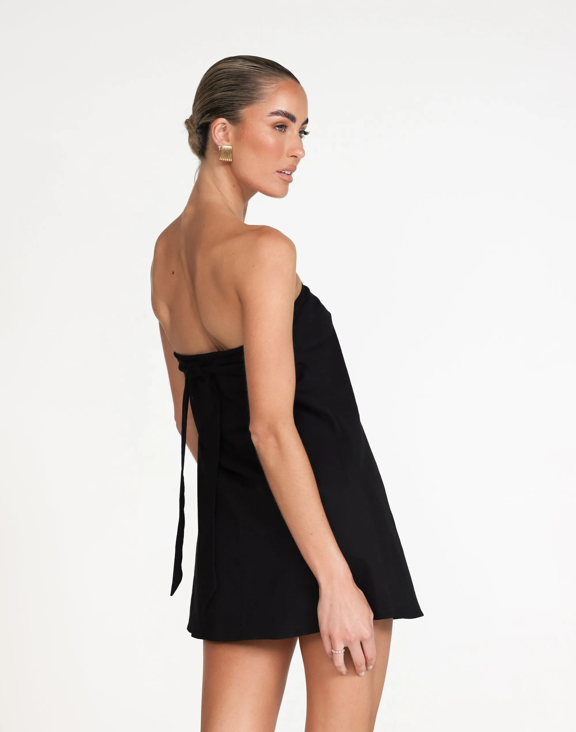 Hati Mini Dress (Black)