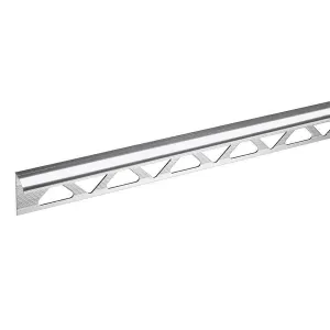 Homelux 12.5Mm Trade Silver Tile Trim 2.44 Metre