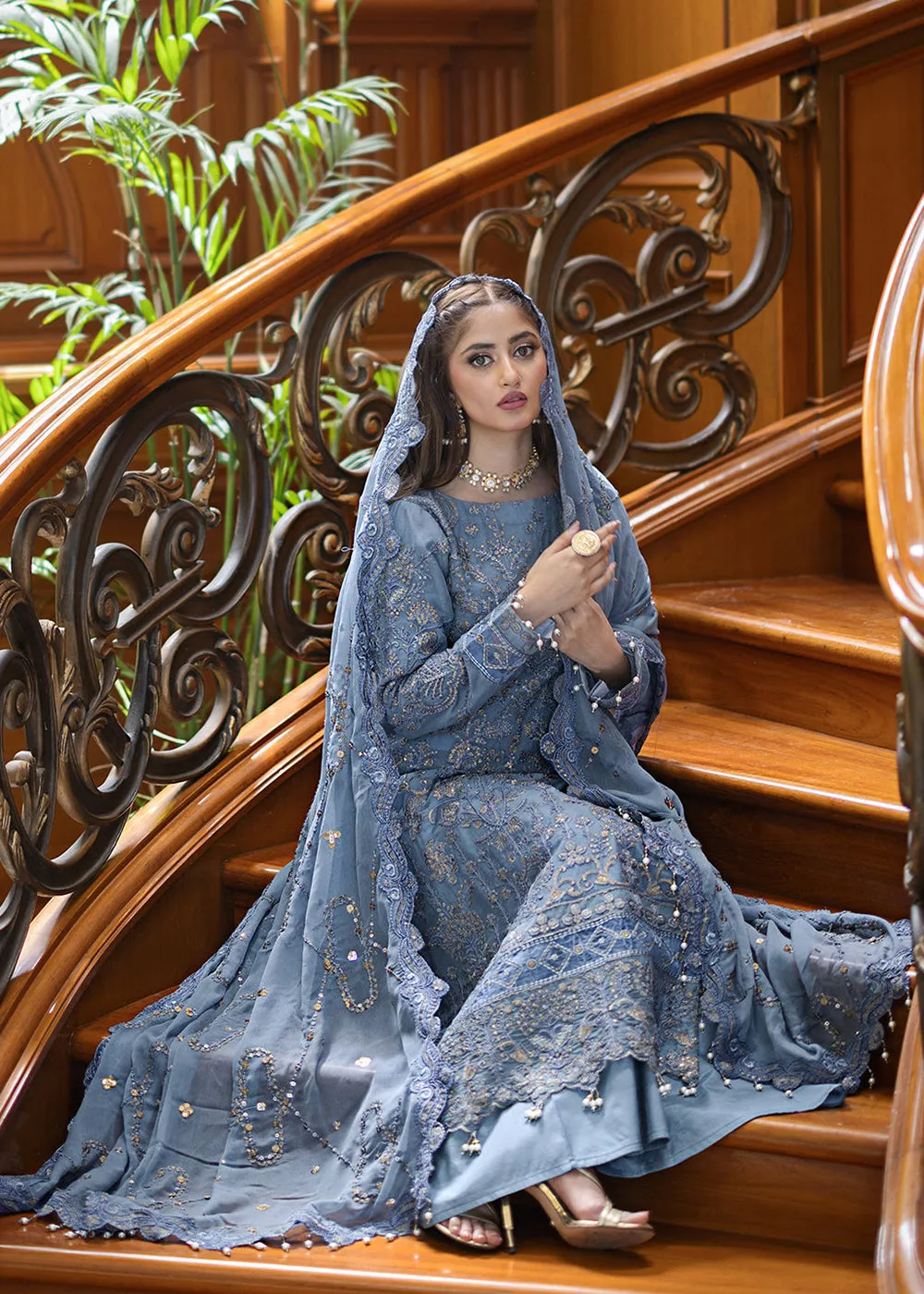 Ishq Aatish Luxury Chiffon '23 by Emaan Adeel | RUMEYSA