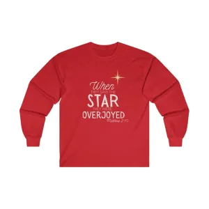 Matthew 2:10 Star - Ultra Cotton Long Sleeve Tee