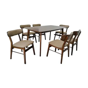 MWDRS26 Modern Brown Dining Set 1 6