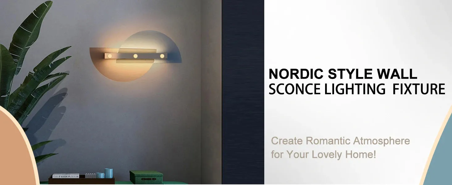 Nordic Background Wall Decoration Wall Lamp