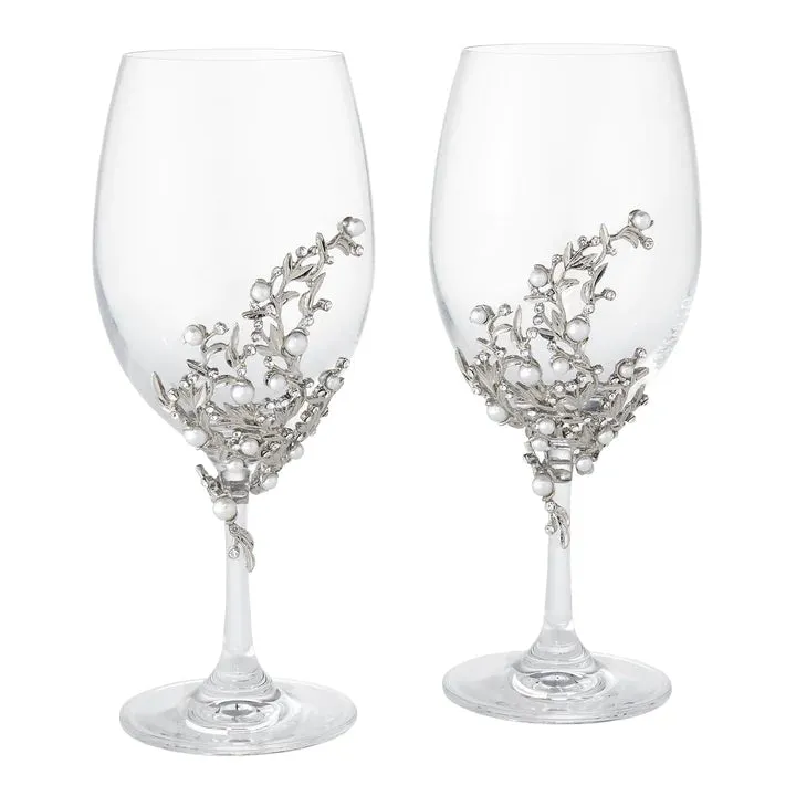 Ocean Pearl Celebration Wine Goblet Sets