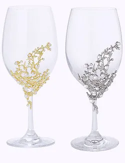 Ocean Pearl Celebration Wine Goblet Sets