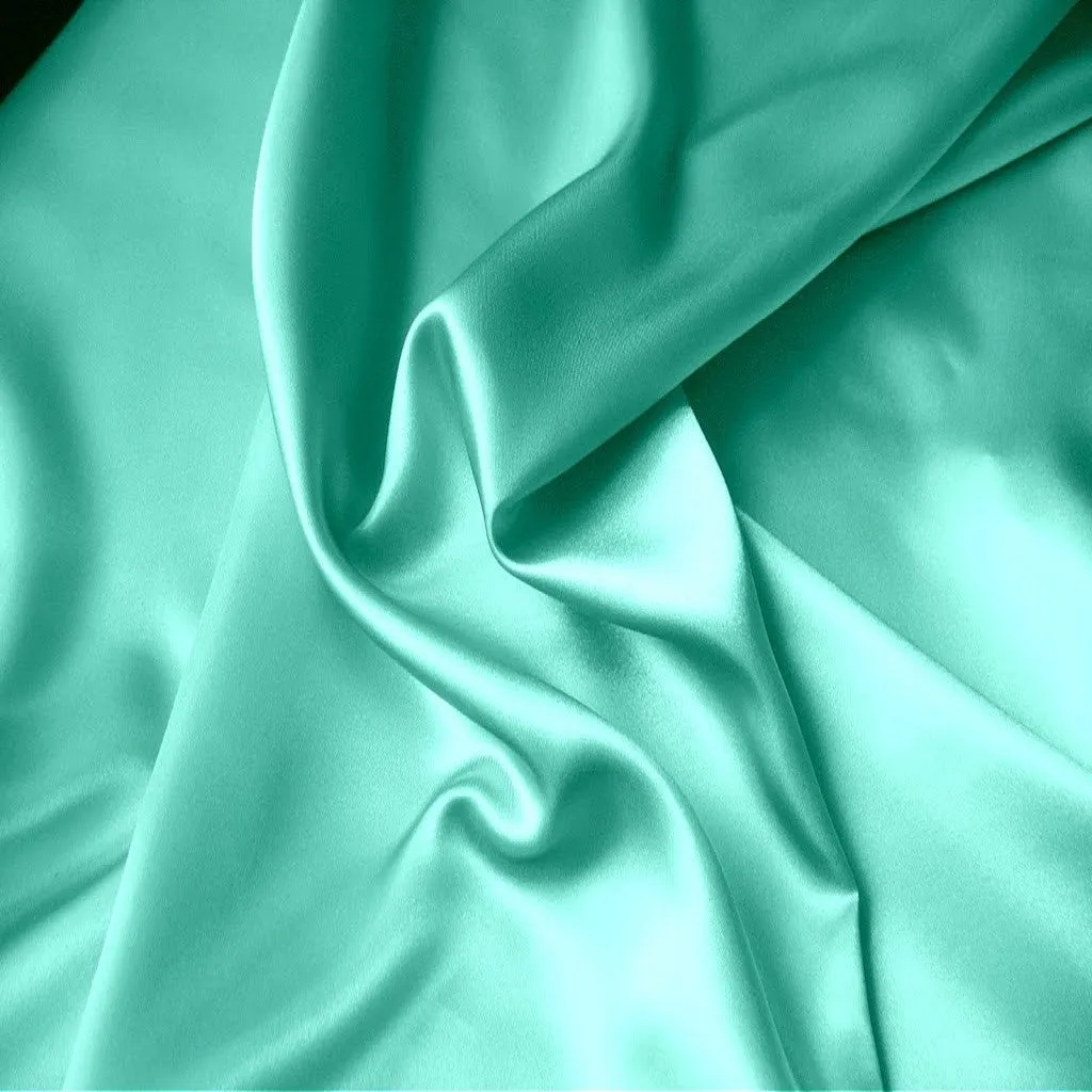 Sea Foam Green Satin Pillowcases. An Airy, Soft, Summer Shore Vibe.