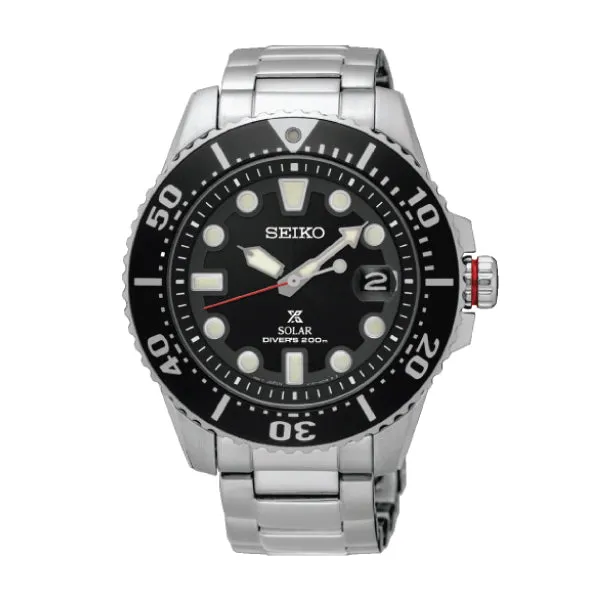 Seiko Prospex Solar Diver's Silver Stainless Steel Band Watch SNE437P1 / SNE551P1 (LOCAL BUYERS ONLY)