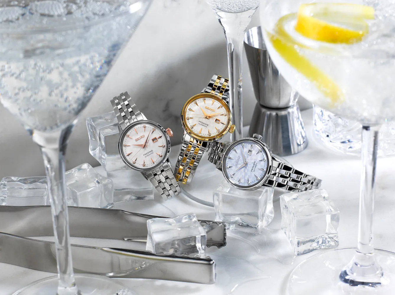 SIKP Watch Cocktail Time White Lady Diamond Twist