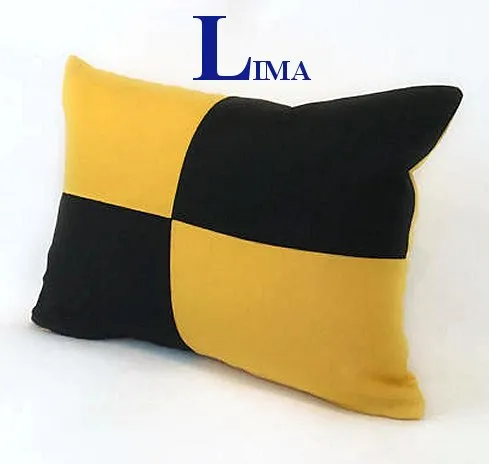 Sunbrella® Outdoor Nautical Code Flag Pillows