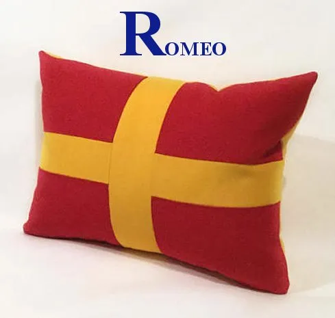 Sunbrella® Outdoor Nautical Code Flag Pillows