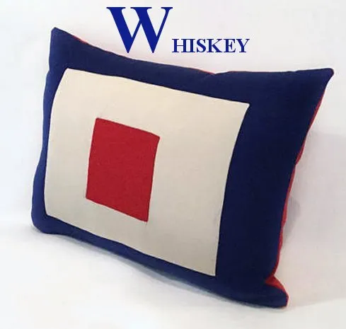 Sunbrella® Outdoor Nautical Code Flag Pillows