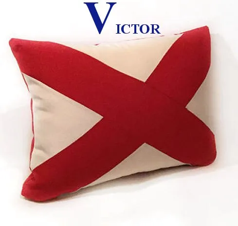 Sunbrella® Outdoor Nautical Code Flag Pillows