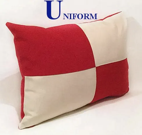 Sunbrella® Outdoor Nautical Code Flag Pillows