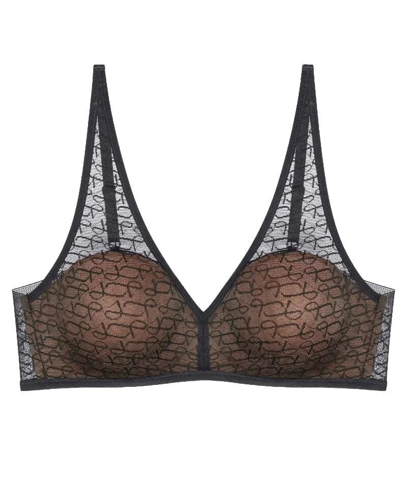 Triumph Signature Sheer Padded Wire-free Bra - Black