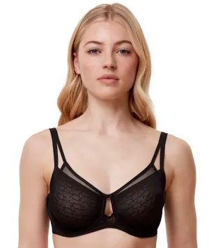 Triumph Signature Sheer Underwired Minimiser Bra - Black