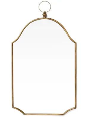 Victorian Antique Bronze Mirror