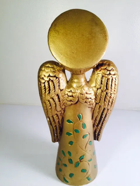 Vintage Golden Angel Figure