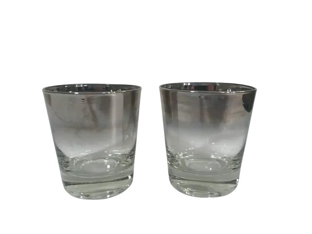 Vitreon Queen's Luster Mid-Century Old Fashion Glasses (Set of 2)