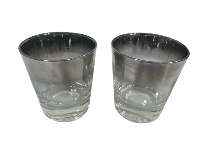 Vitreon Queen's Luster Mid-Century Old Fashion Glasses (Set of 2)