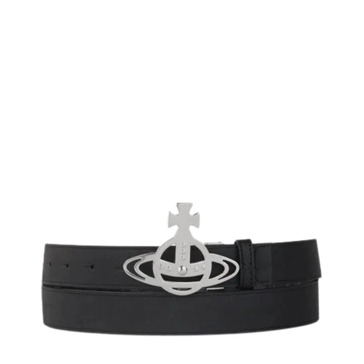 Vivienne Westwood Silver Orb Line Reversible Belt